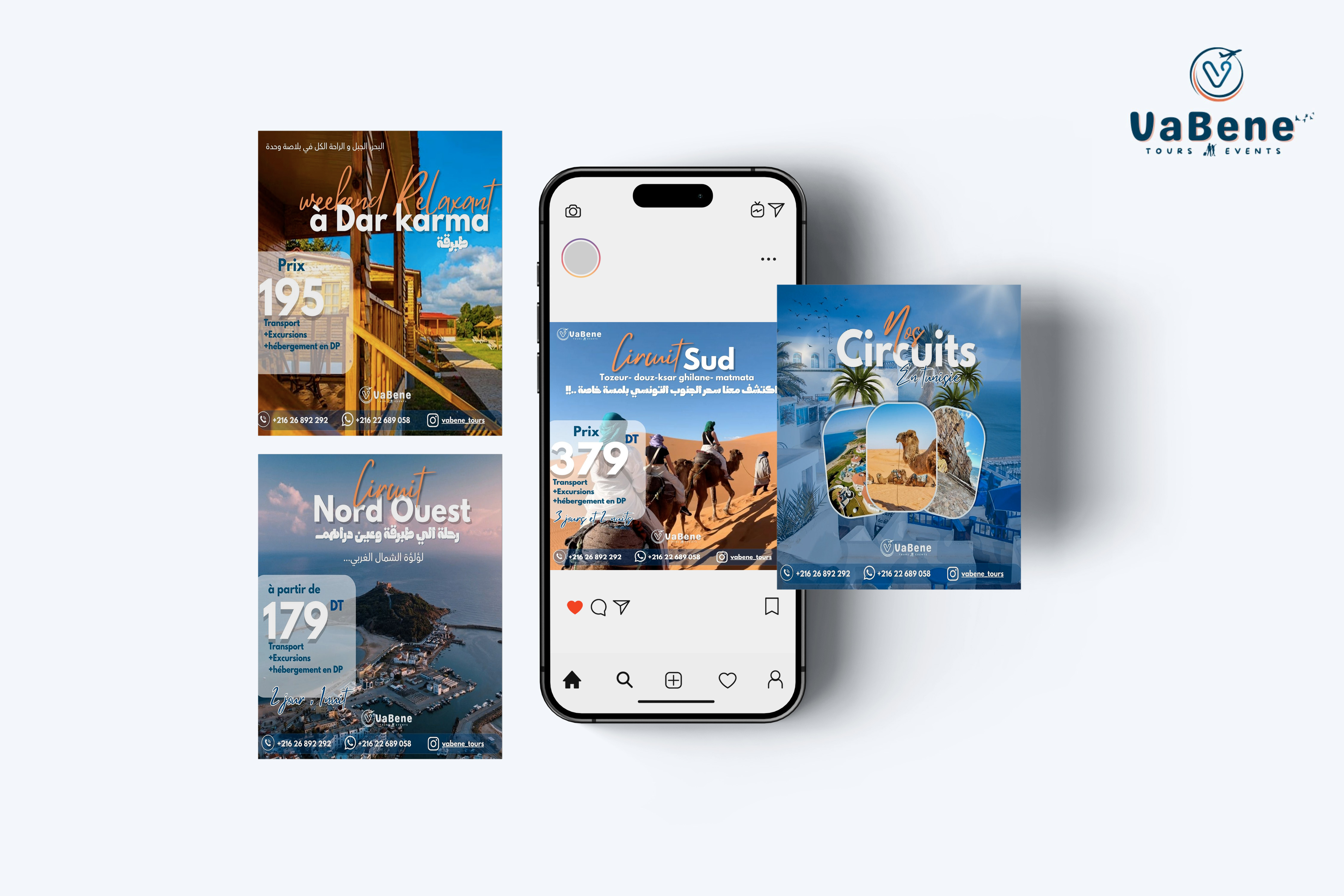Social Design for travel agency