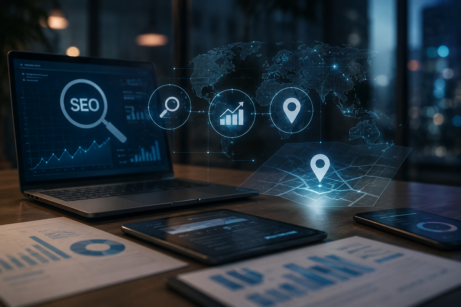 Zahra Dalhoum SEO and GEO digital strategy methodology overview – search optimization workspace